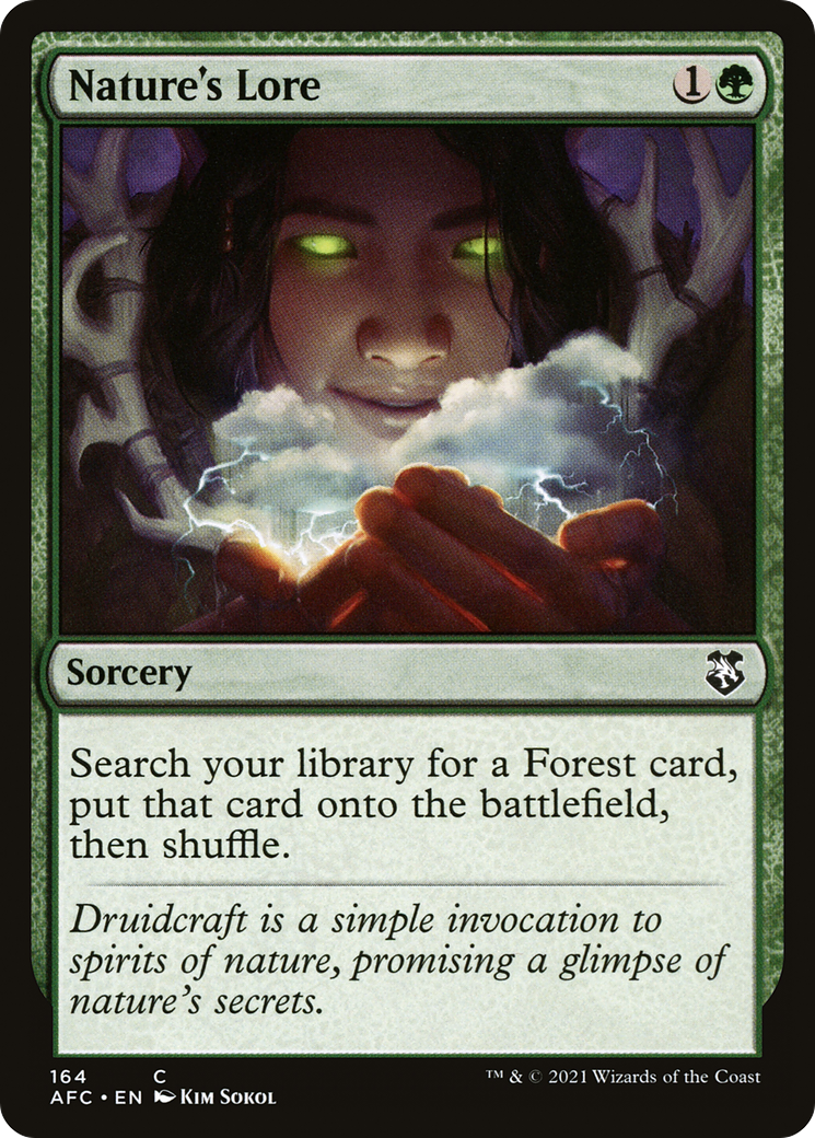 Nature's Lore (AFC-164) [Forgotten Realms Commander]