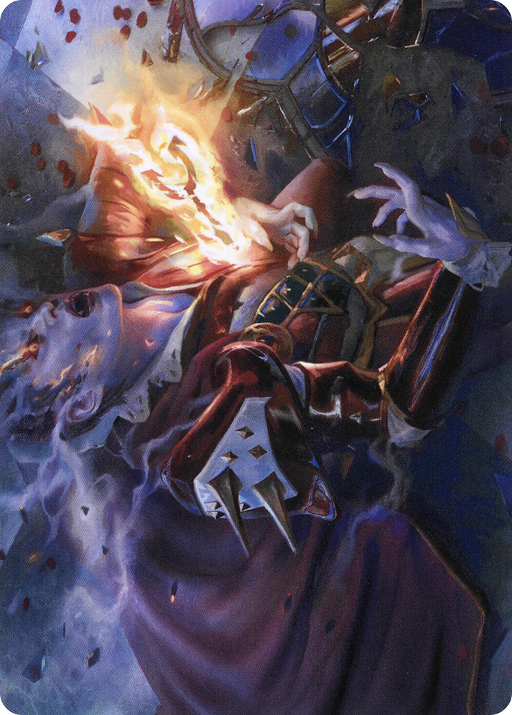 Flame-Blessed Bolt // Flame-Blessed Bolt (AVOW-044) (Borderless) [Crimson Vow Art Series]