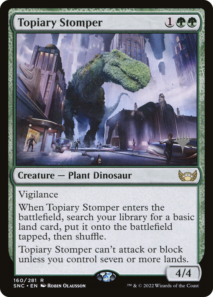 Topiary Stomper (PPSNC-160) [Promo Pack: Streets of New Capenna Promos] Foil