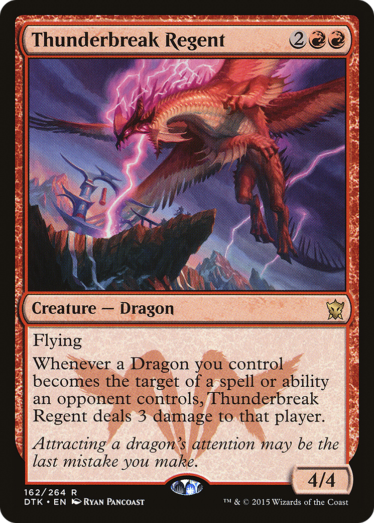 Thunderbreak Regent (DTK-162) [Dragons of Tarkir] Foil