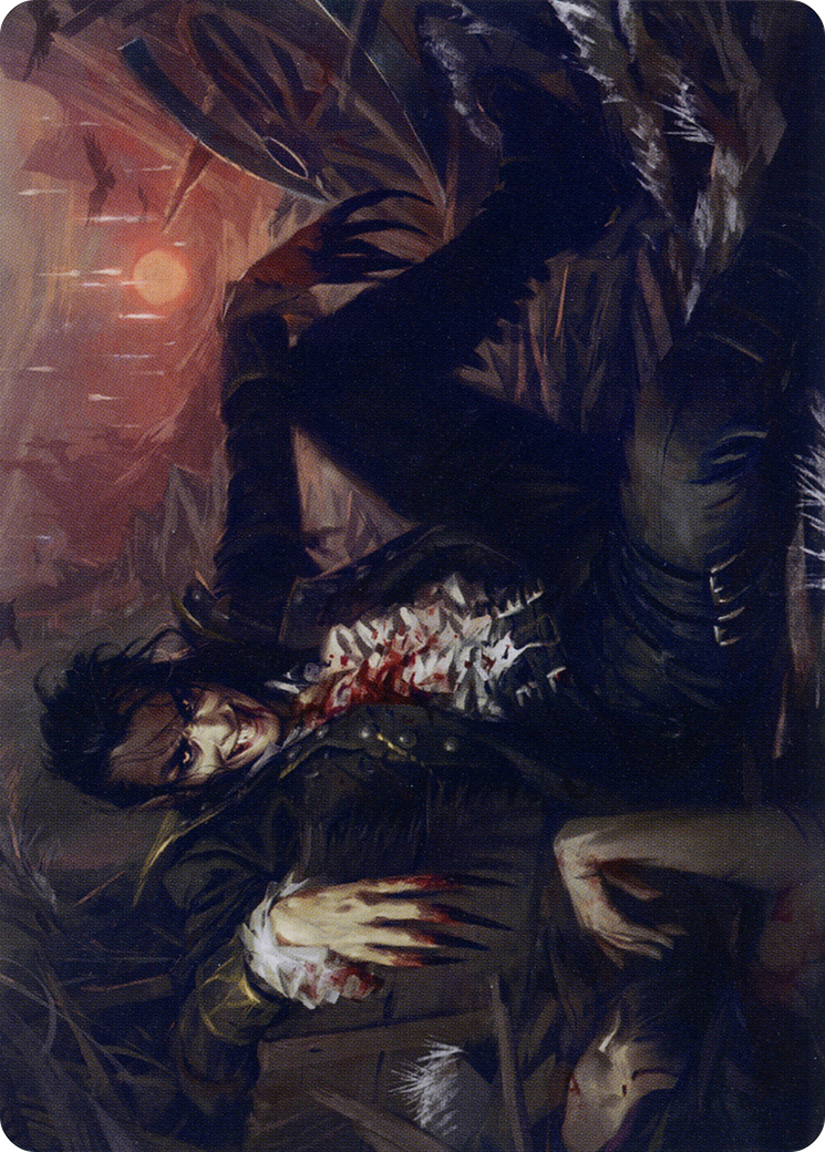 Arrogant Outlaw // Arrogant Outlaw (AMID-033) (Borderless) [Midnight Hunt Art Series]