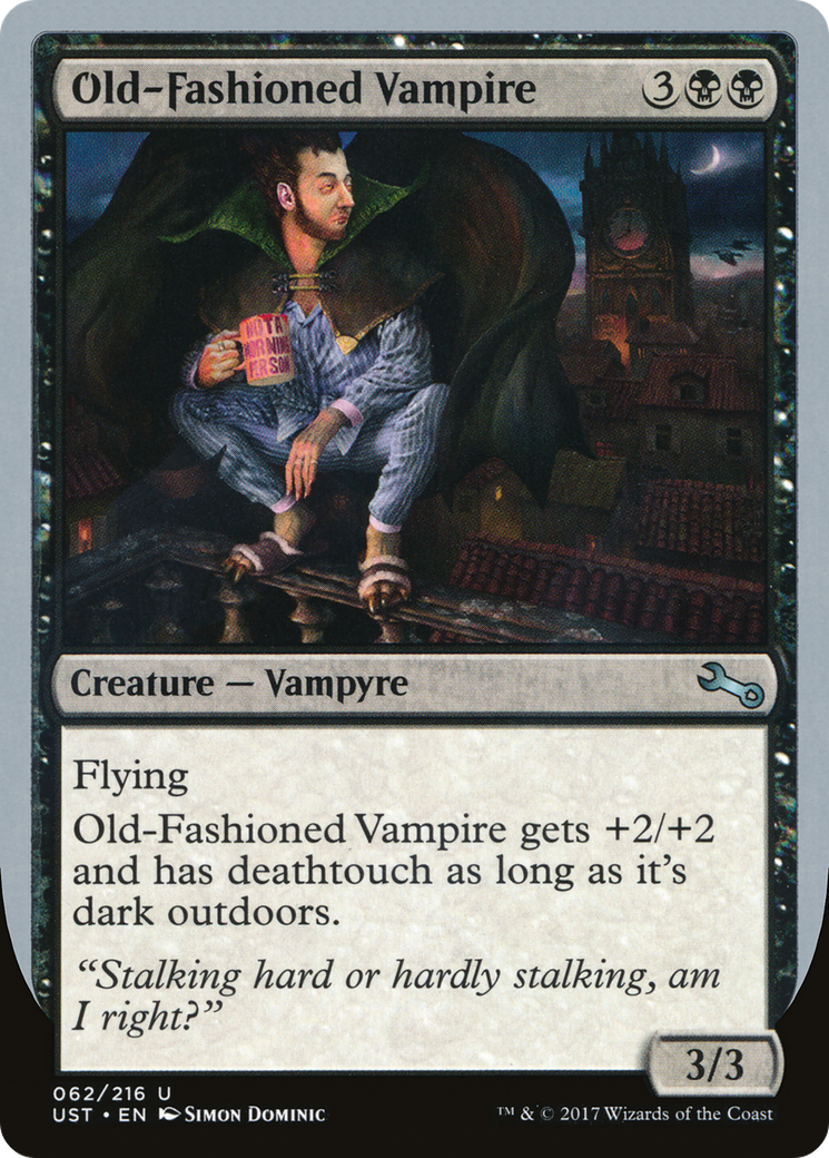 Old-Fashioned Vampire (UST-062) [Unstable] Foil