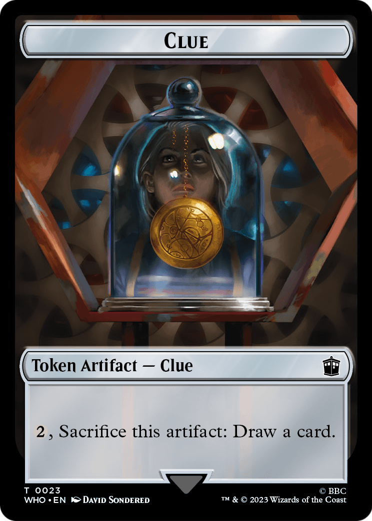 Clue (TWHO-023) [Doctor Who Tokens] Foil