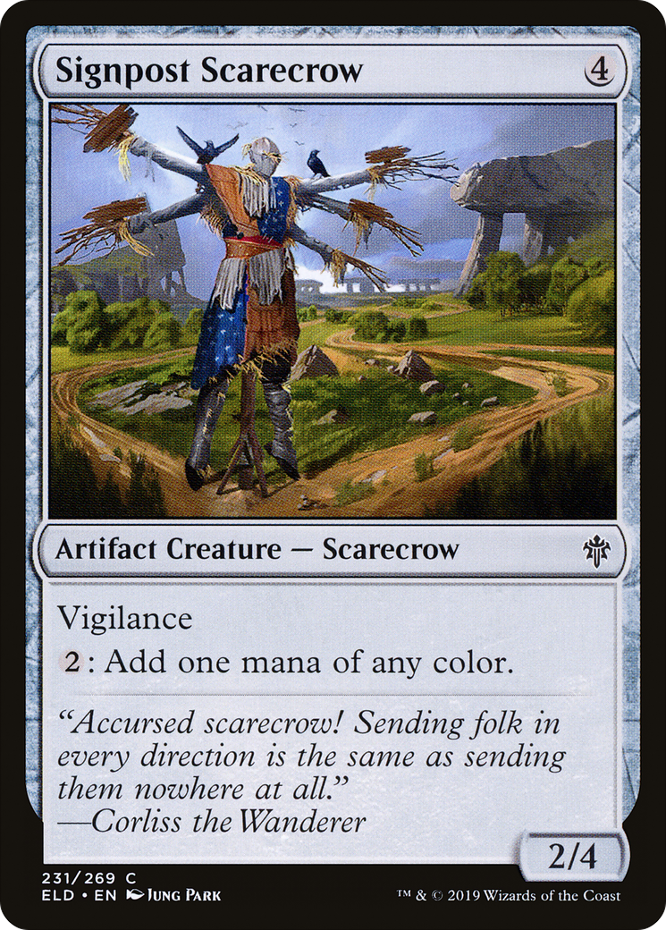 Signpost Scarecrow (ELD-231) [Throne of Eldraine]
