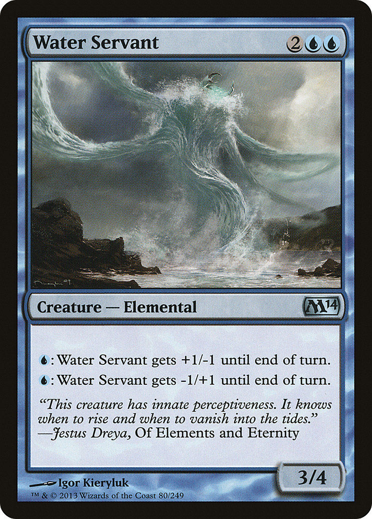 Water Servant (M14-080) [Magic 2014] Foil