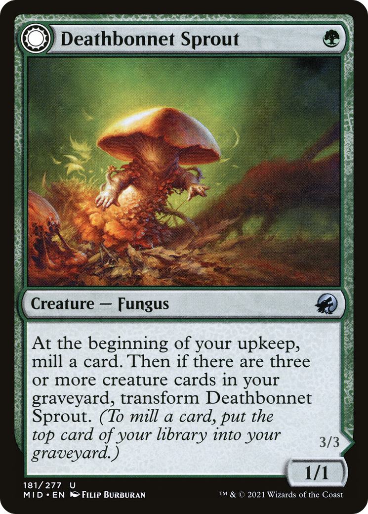 Deathbonnet Sprout (MID-181) [Innistrad: Midnight Hunt] Foil