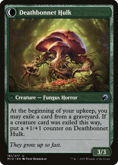 Deathbonnet Sprout (MID-181) [Innistrad: Midnight Hunt]