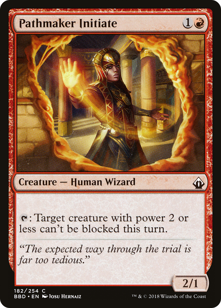 Pathmaker Initiate (BBD-182) [Battlebond] Foil