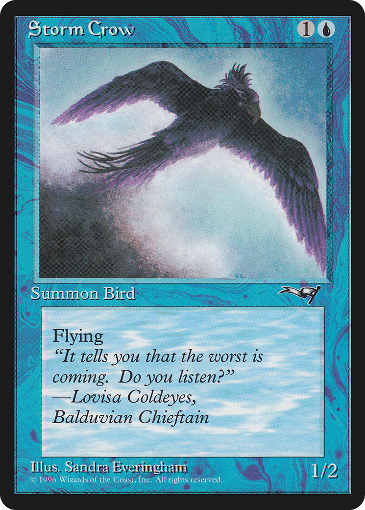 Storm Crow (Flying Right) (ALL-055) [Alliances]