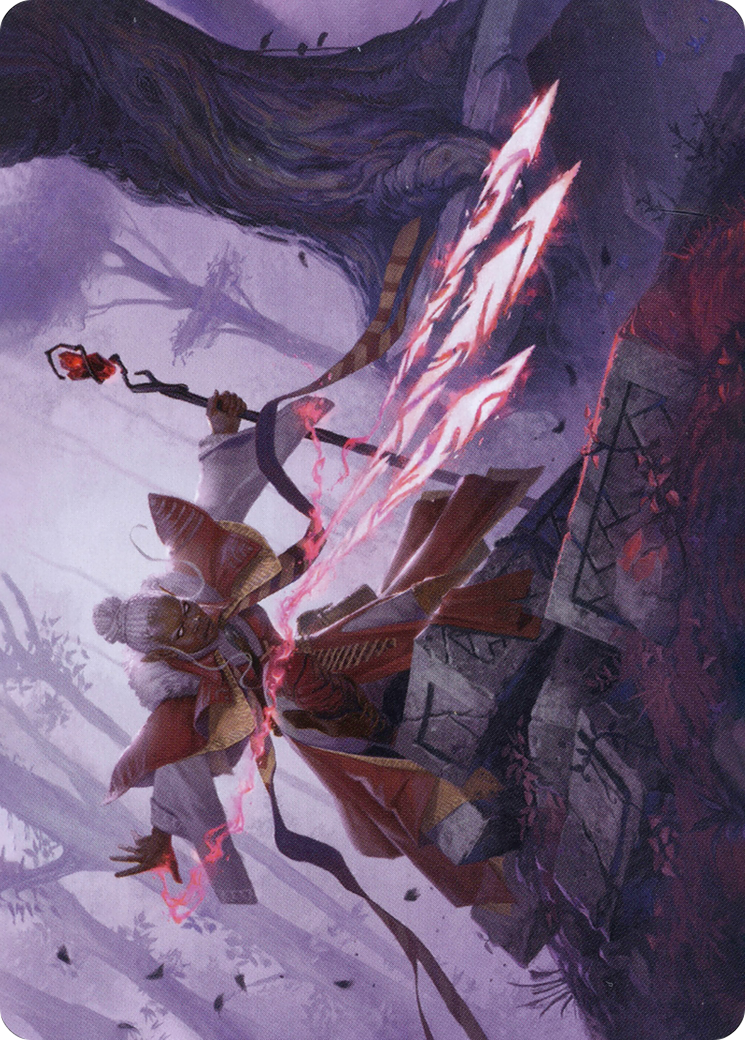 Magic Missile // Magic Missile (AAFR-048) (Borderless) [Adventures in the Forgotten Realms Art Series] Foil