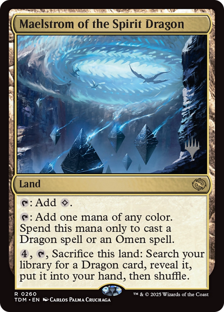 Maelstrom of the Spirit Dragon (PPTDM-260) [Promo Pack: Tarkir: Dragonstorm] Foil