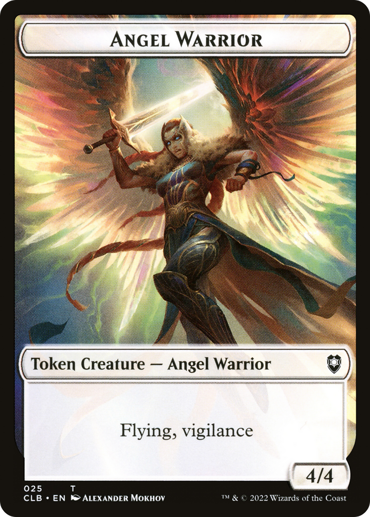 Angel Warrior (TCLB-025) [Battle for Baldur's Gate Tokens]