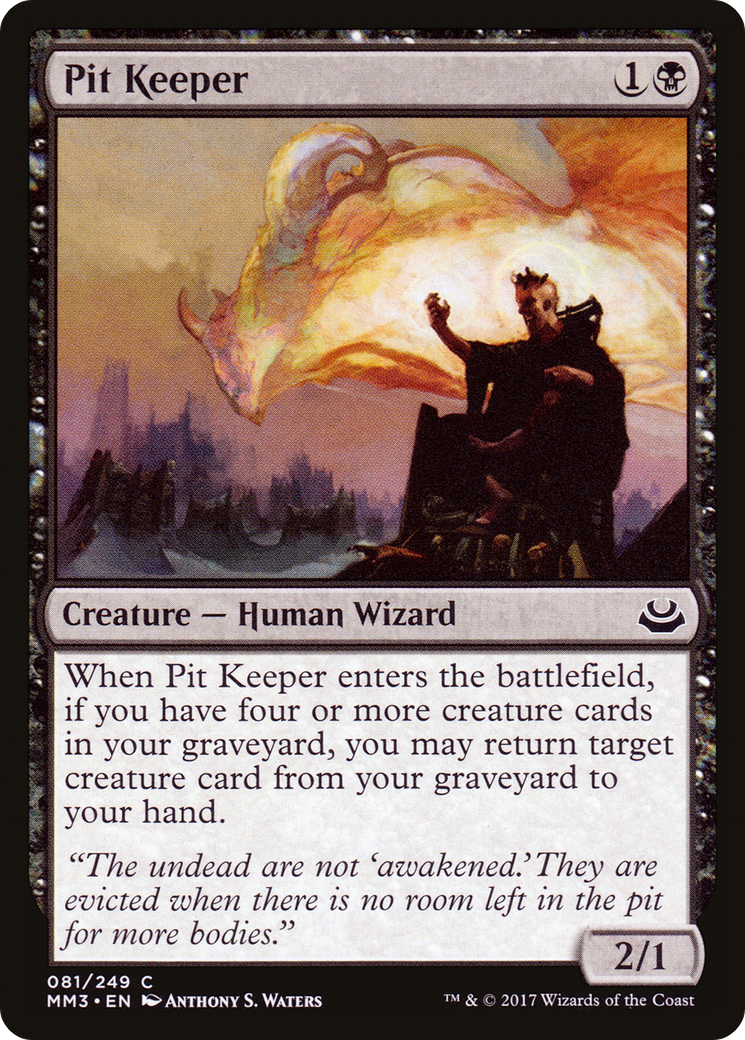 Pit Keeper (MM3-081) [Modern Masters 2017] Foil