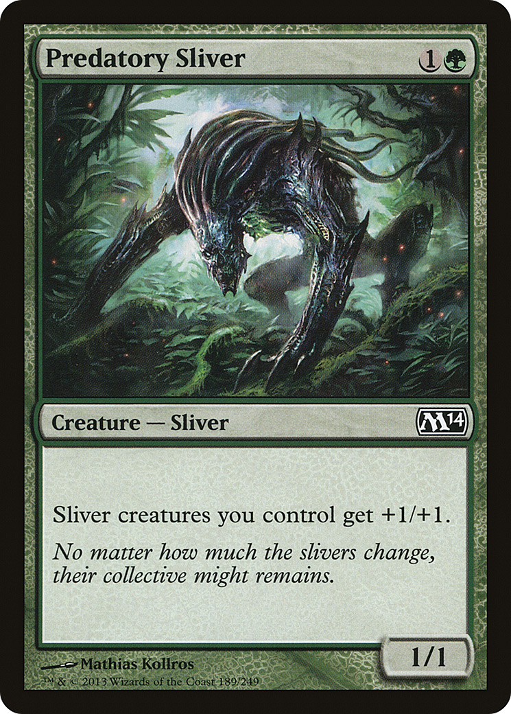 Predatory Sliver (M14-189) [Magic 2014]