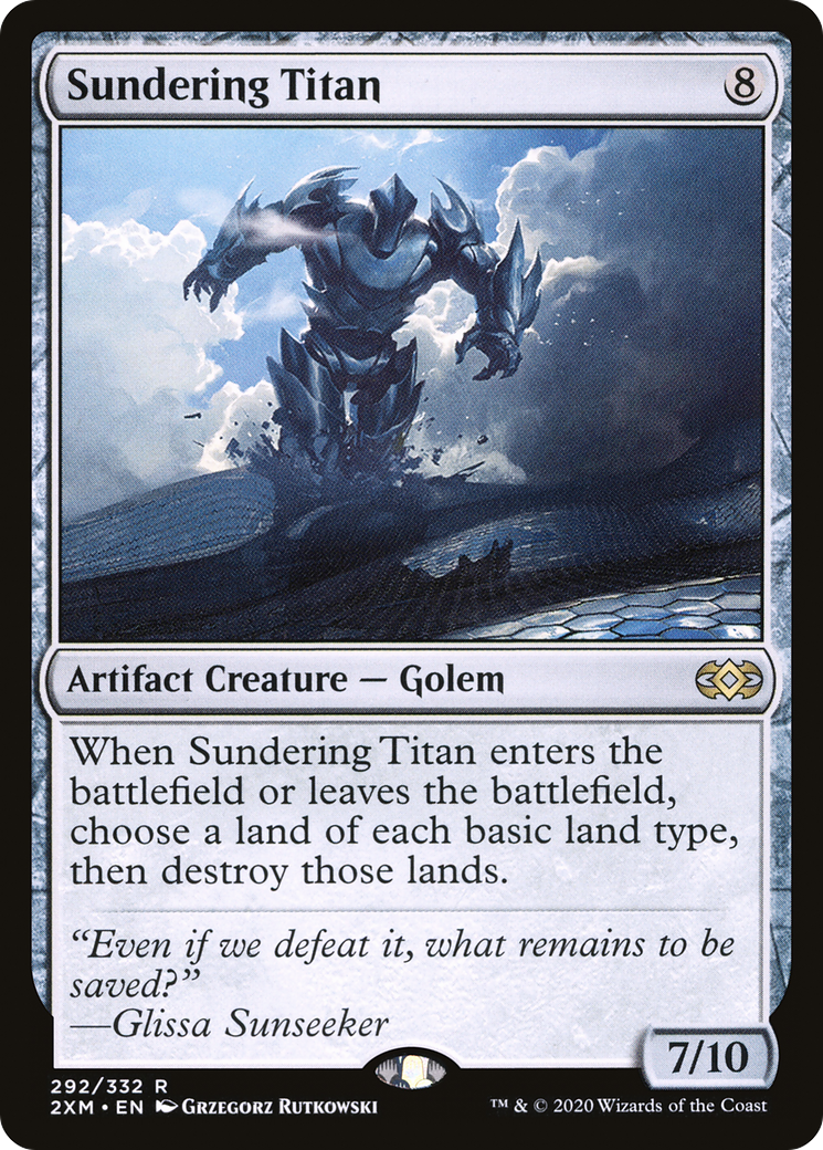 Sundering Titan (2XM-292) [Double Masters] Foil