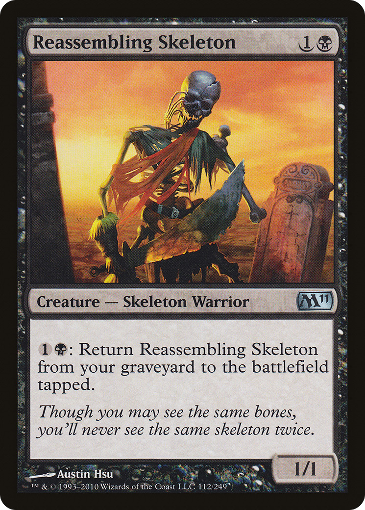 Reassembling Skeleton (M11-112) [Magic 2011] Foil
