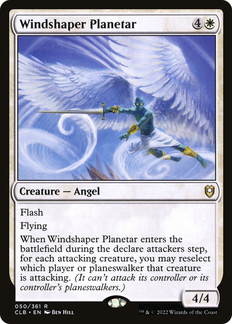 Windshaper Planetar (CLB-050) [Commander Legends: Battle for Baldur's Gate] Foil