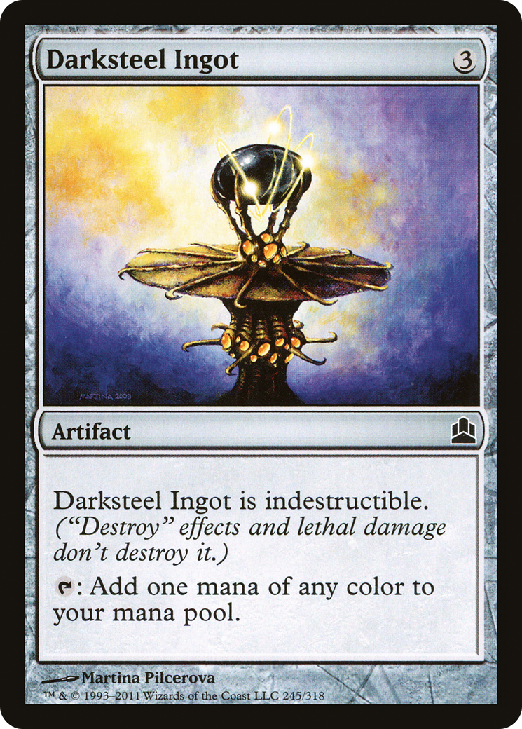 Darksteel Ingot (CMD-245) [Commander 2011]