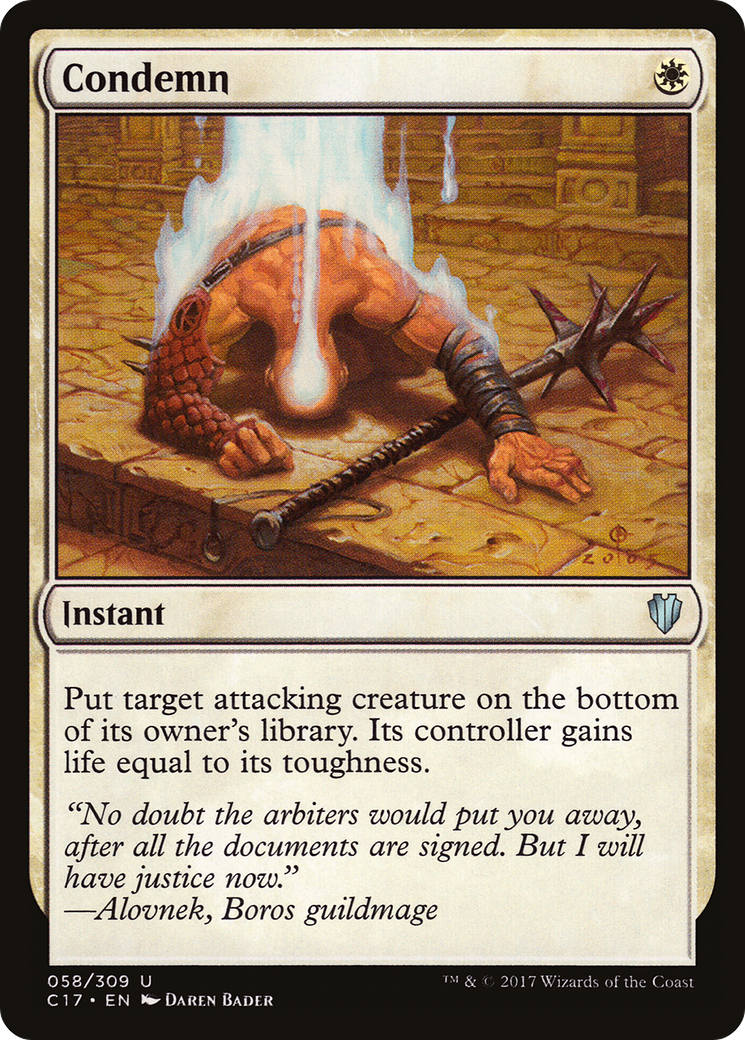Condemn (C17-058) [Commander 2017]