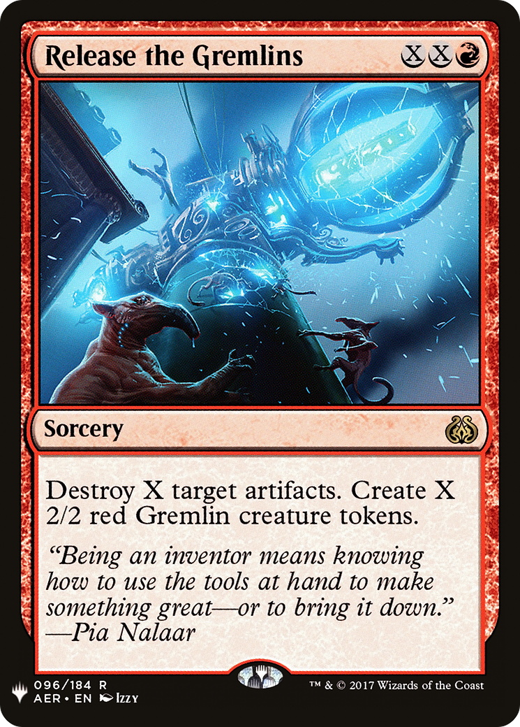 Release the Gremlins (LIST-AER-96) [The List]