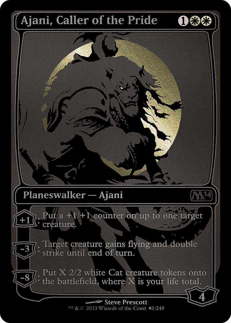 Ajani, Caller of the Pride (SDCC 2013 Exclusive) (MEDIA-001) [San Diego Comic-Con 2013] Foil