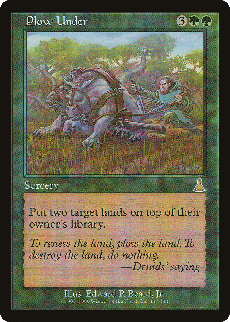 Plow Under (UDS-117) [Urza's Destiny]