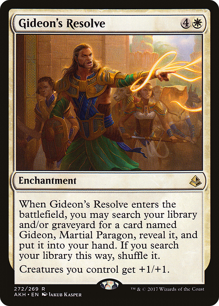 Gideon's Resolve (AKH-272) [Amonkhet]