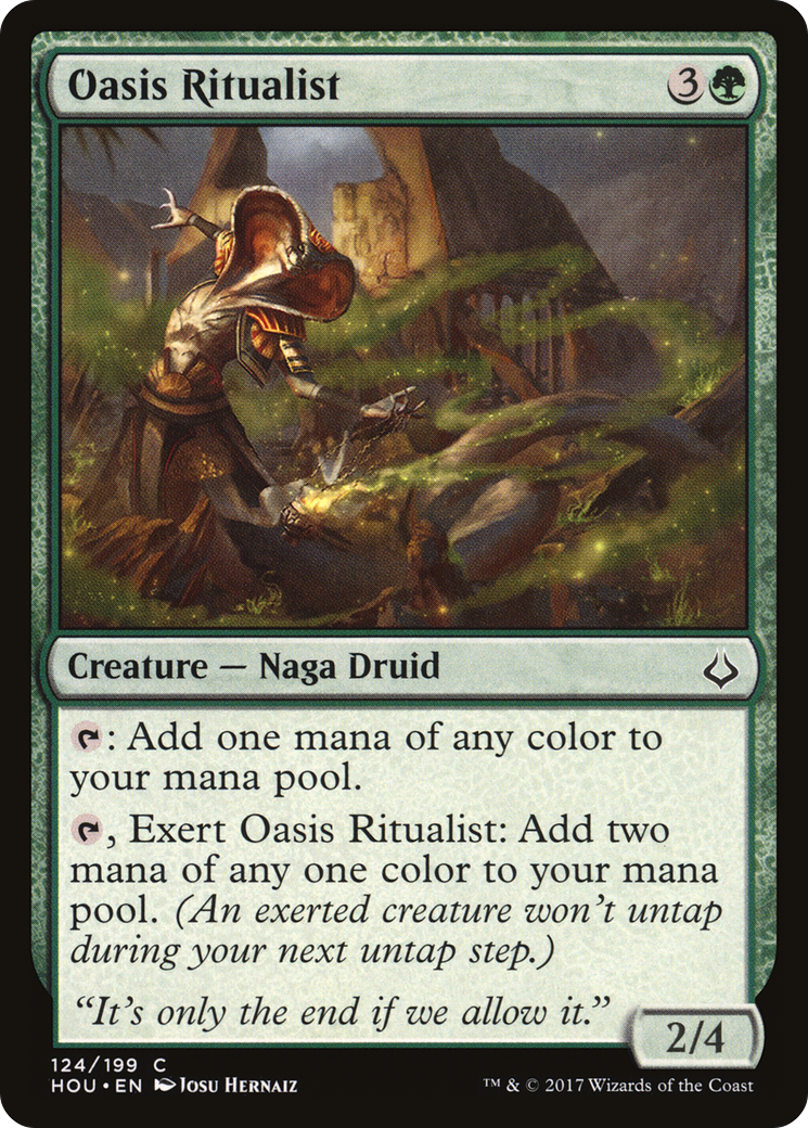 Oasis Ritualist (HOU-124) [Hour of Devastation] Foil