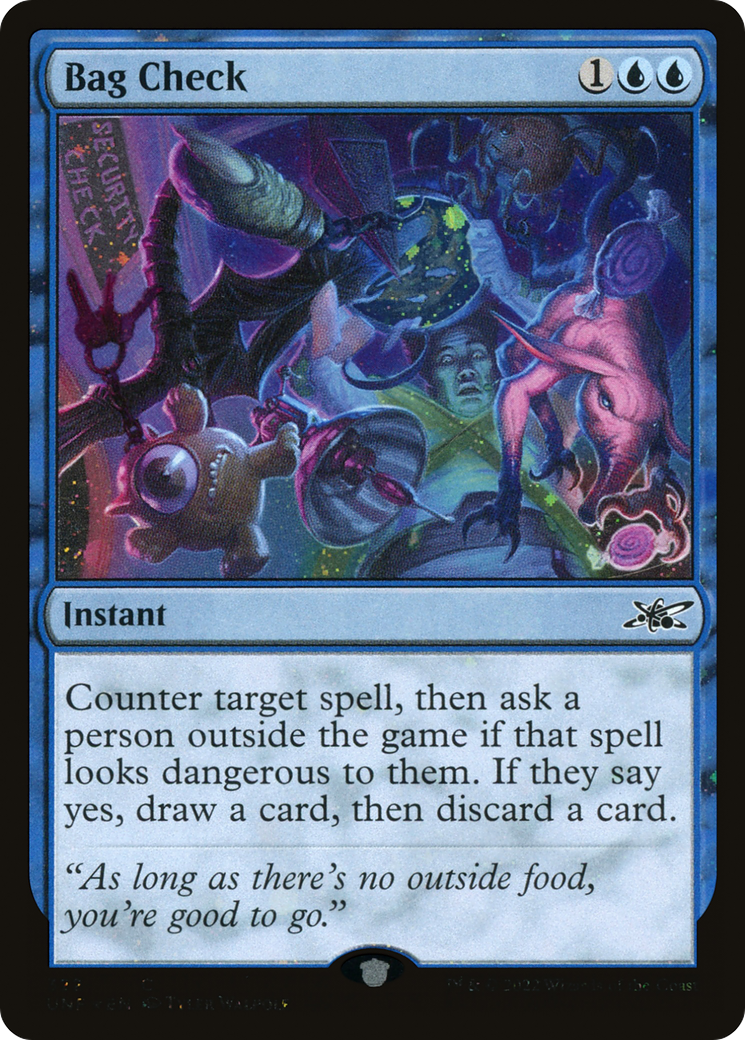 Bag Check (Galaxy Foil) (UNF-322) [Unfinity] Foil