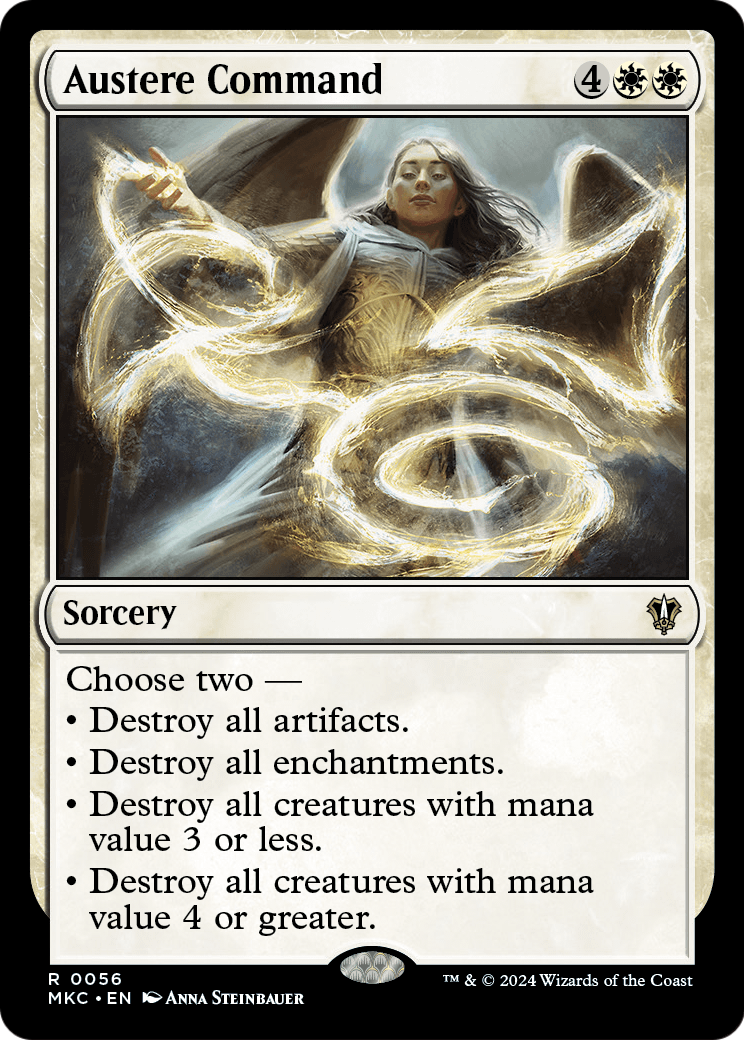 Austere Command (MKC-056) [Murders at Karlov Manor Commander]