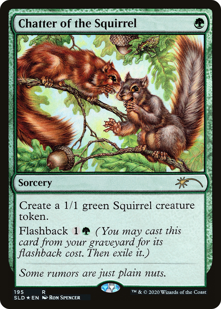 Chatter of the Squirrel (SLD-195) [Secret Lair Drop] Foil