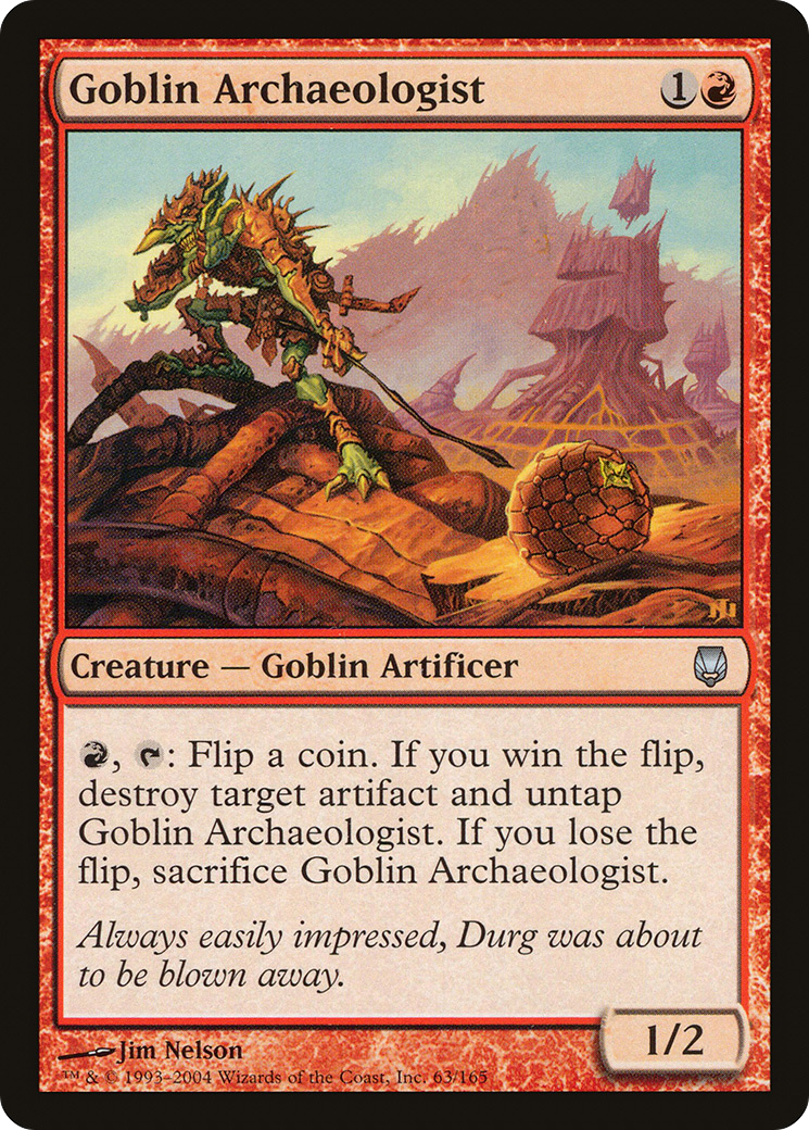 Goblin Archaeologist (DST-063) [Darksteel] Foil