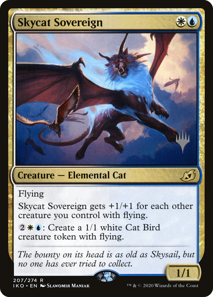 Skycat Sovereign (PPIKO-207) [Promo Pack: Ikoria: Lair of Behemoths Promos] Foil