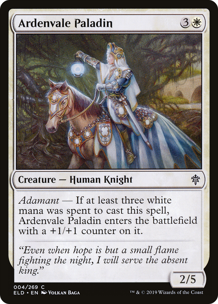 Ardenvale Paladin (ELD-004) [Throne of Eldraine]