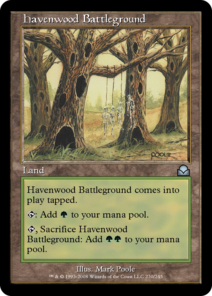 Havenwood Battleground (ME2-230) [Masters Edition II] Foil