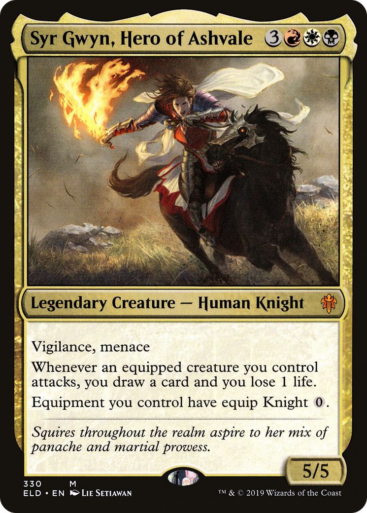 Syr Gwyn, Hero of Ashvale (ELD-330) [Throne of Eldraine] Foil