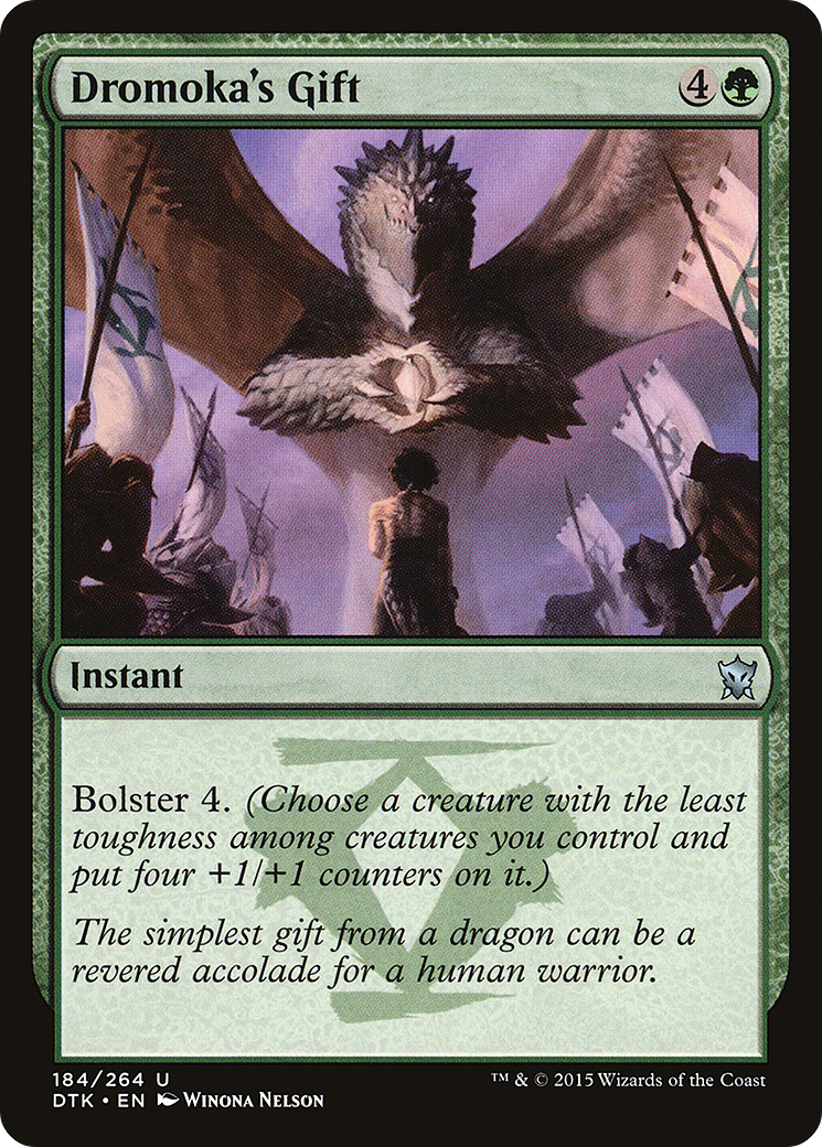 Dromoka's Gift (DTK-184) [Dragons of Tarkir] Foil