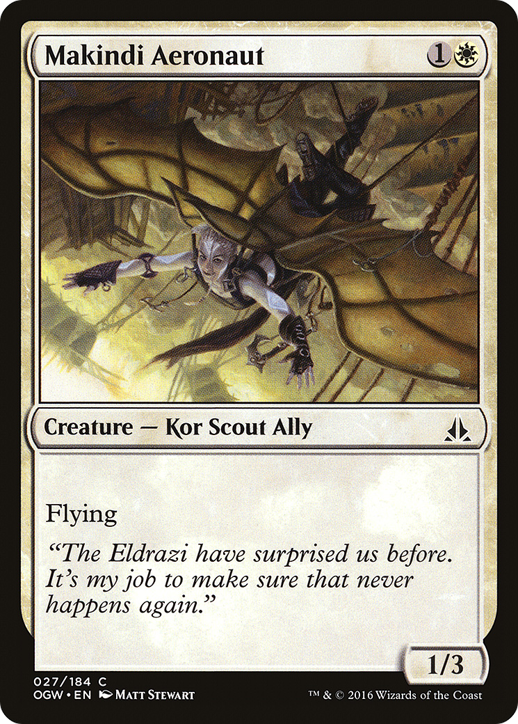 Makindi Aeronaut (OGW-027) [Oath of the Gatewatch] Foil
