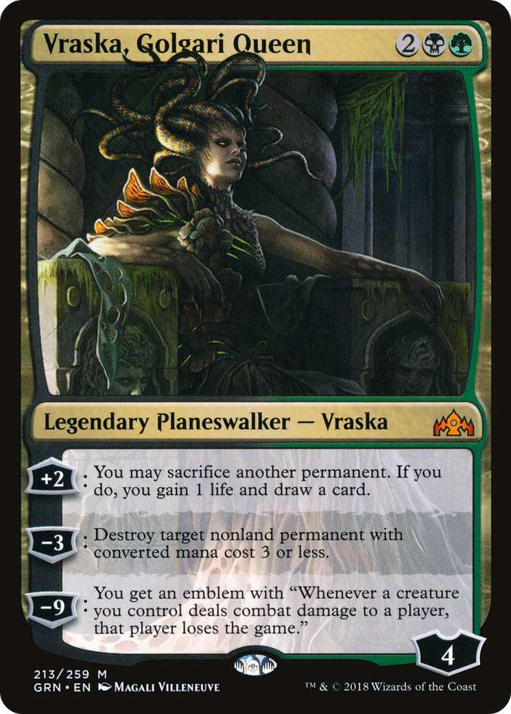 Vraska, Golgari Queen (GRN-213) [Guilds of Ravnica] Foil