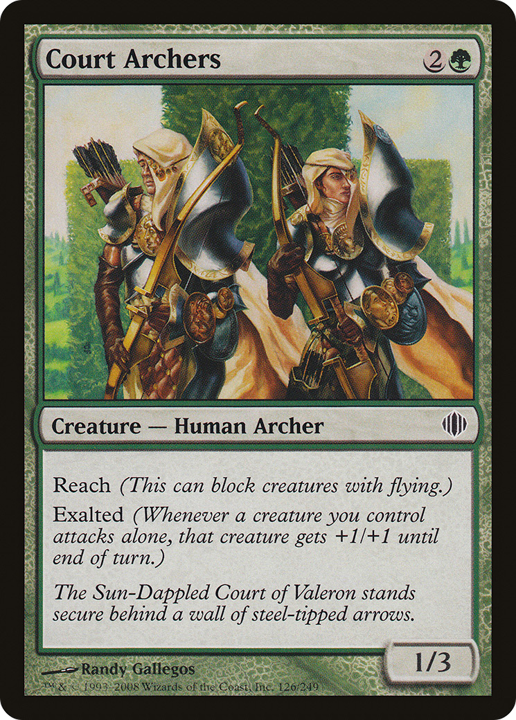 Court Archers (ALA-126) [Shards of Alara] Foil