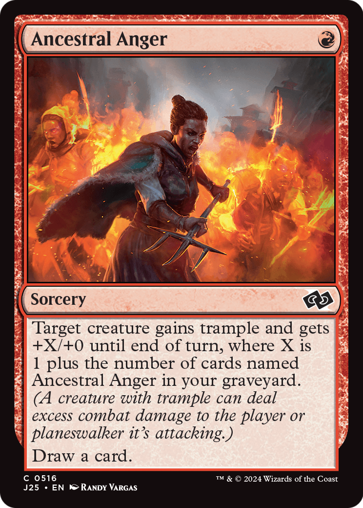 Ancestral Anger (J25-516) [Foundations Jumpstart]