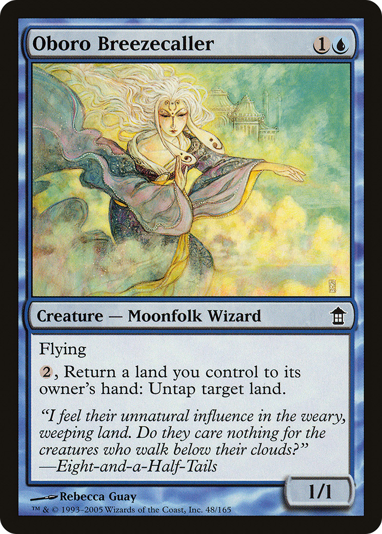 Oboro Breezecaller (SOK-048) [Saviors of Kamigawa]