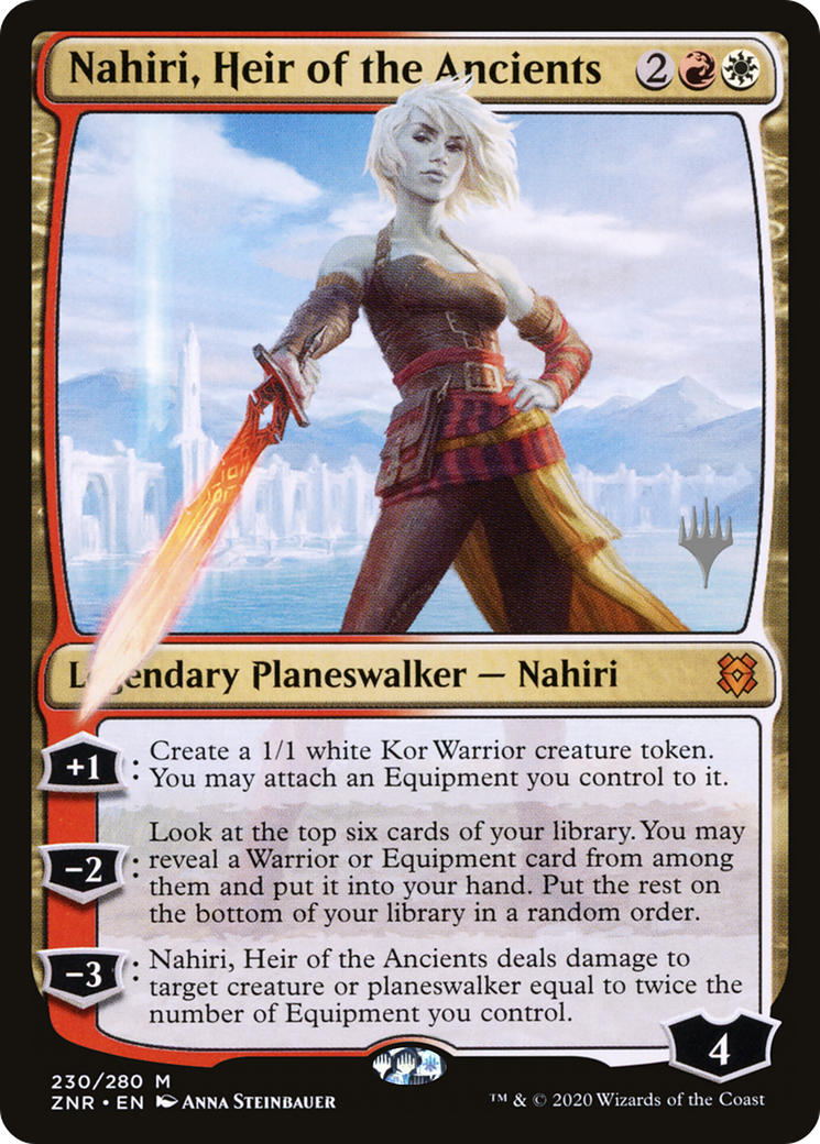 Nahiri, Heir of the Ancients (PPZNR-230) [Promo Pack: Zendikar Rising Promos] Foil