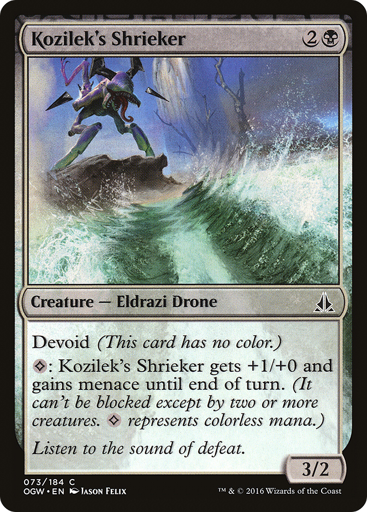 Kozilek's Shrieker (OGW-073) [Oath of the Gatewatch]