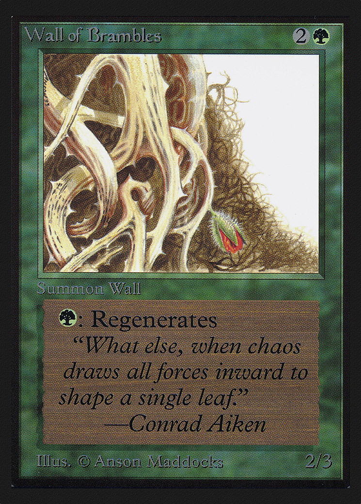 Wall of Brambles (IE) [Intl. Collectors' Edition]