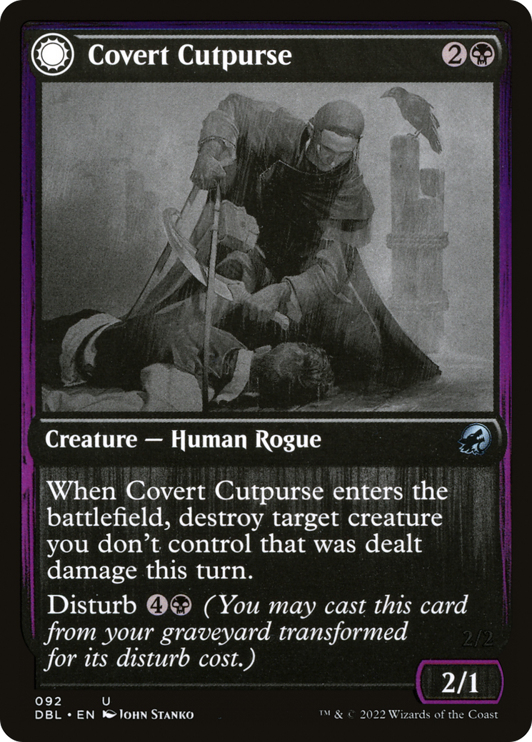 Covert Cutpurse (DBL-092) [Innistrad: Double Feature]