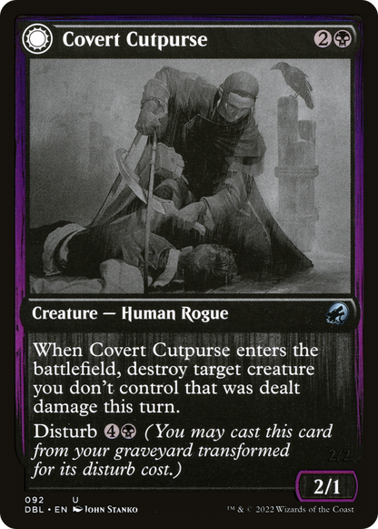 Covert Cutpurse (DBL-092) [Innistrad: Double Feature]
