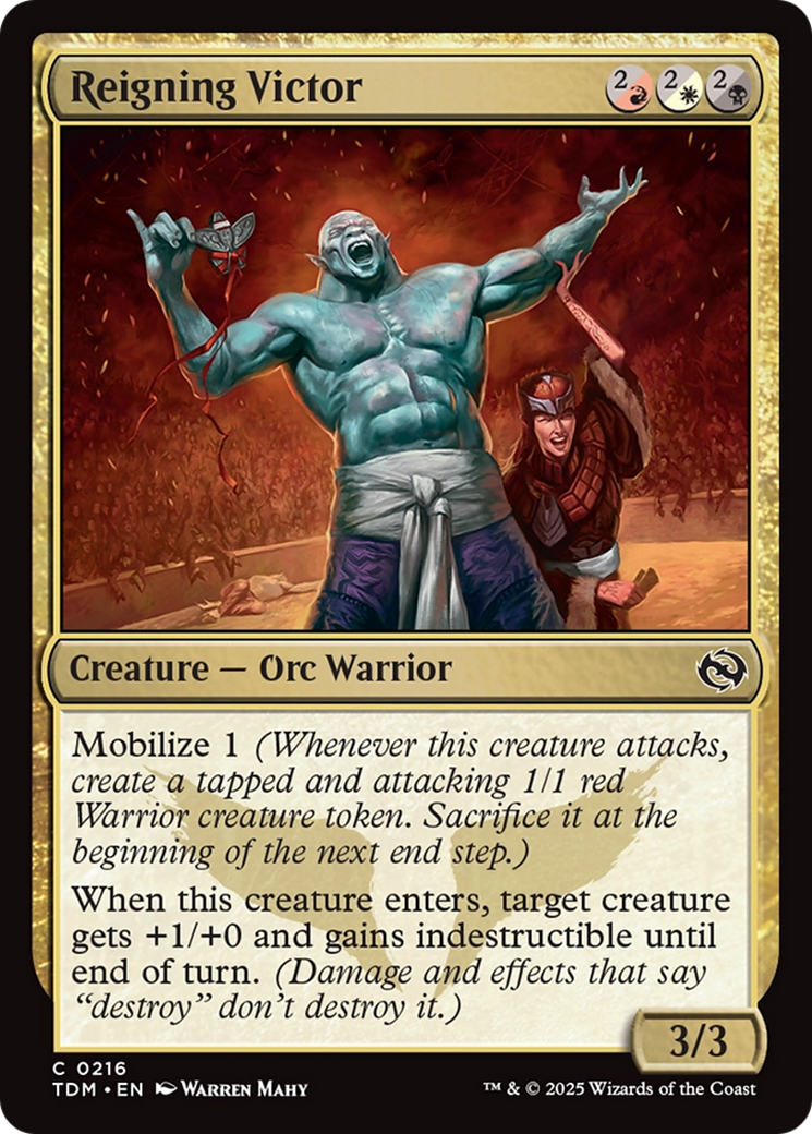 Reigning Victor (TDM-216) [Tarkir: Dragonstorm]