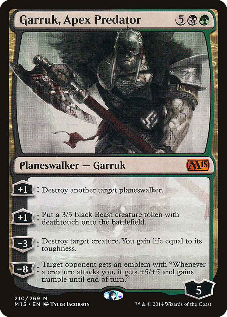 Garruk, Apex Predator (M15-210) [Magic 2015] Foil