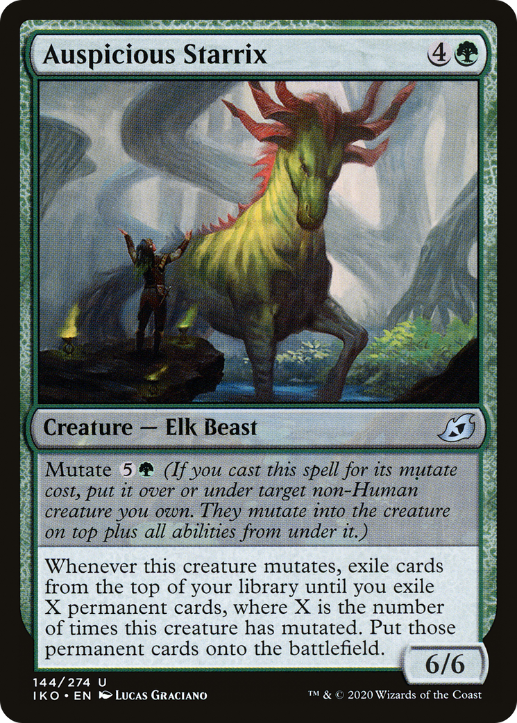 Auspicious Starrix (IKO-144) [Ikoria: Lair of Behemoths] Foil